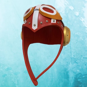 Usopp Dressrosa Helmet Replica One Piece Cosplay Accessory. Usopp headgear one size cosplay replica One Piece Cosplaymood Creations