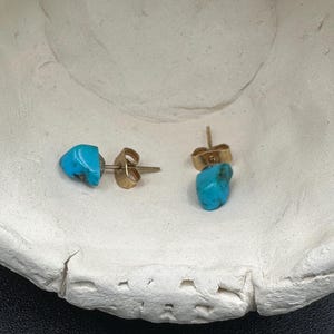 Stone Stud Earrings