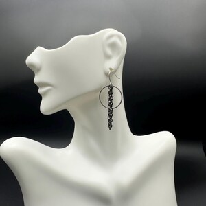 Long Black Tassel Dangles