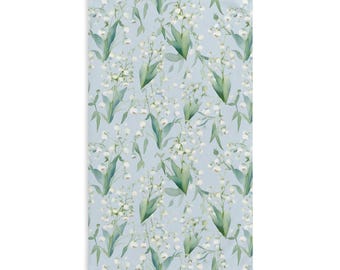 Hand Towel - Lily of the Valley Custom Bathroom Decor, Polyester Front , Cotton Back, Soft and Light - Gifts, Home Accessories, Bathroom