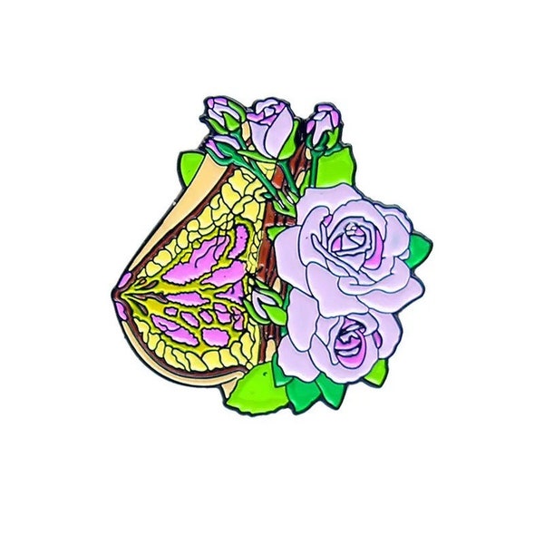 Blooming Breast ENAMEL PIN!