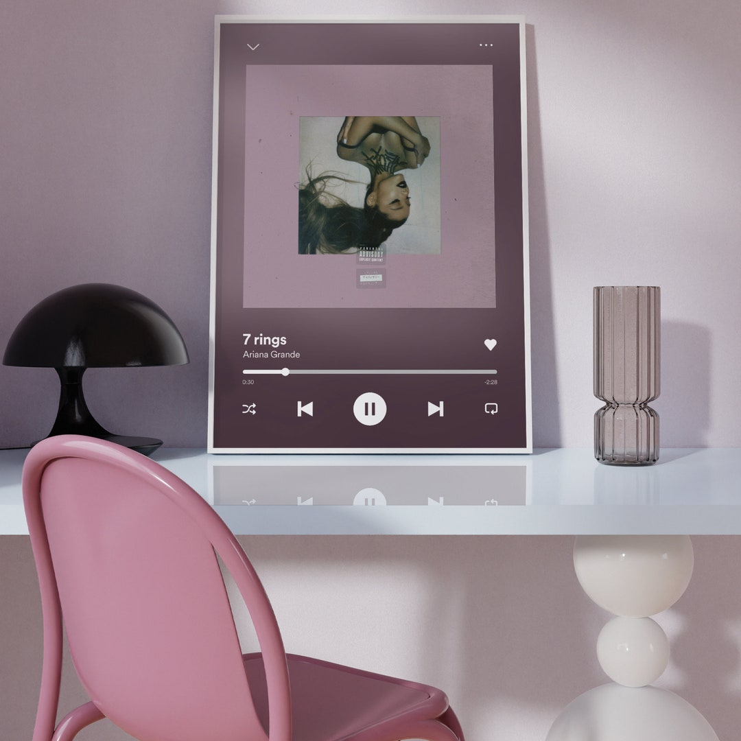 Custom Song Wall Art, Personalized Music Poster, Favorite Song Print