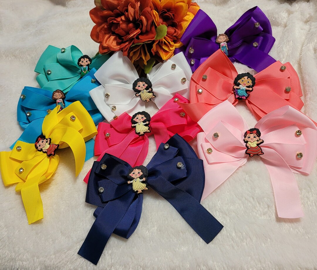 Encanto Alligator Clip Bows, Design Hair Bows, Alligator Clip Bows