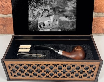 Elevate Your Groomsmen Gifts with Personalized Wooden Pipes: A Timeless and Thoughtful Token of Appreciation for Your Wedding Party