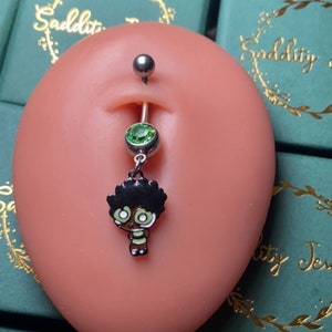 PowerPuff Girl Butter Cup Belly Ring