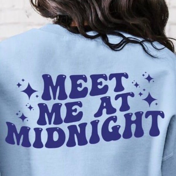 Meet Me at Midnight | SVG PNG | Instant Download