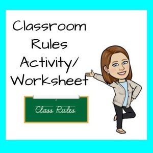Classroom Rules Worksheet