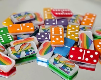 Custom Pride Dominoes