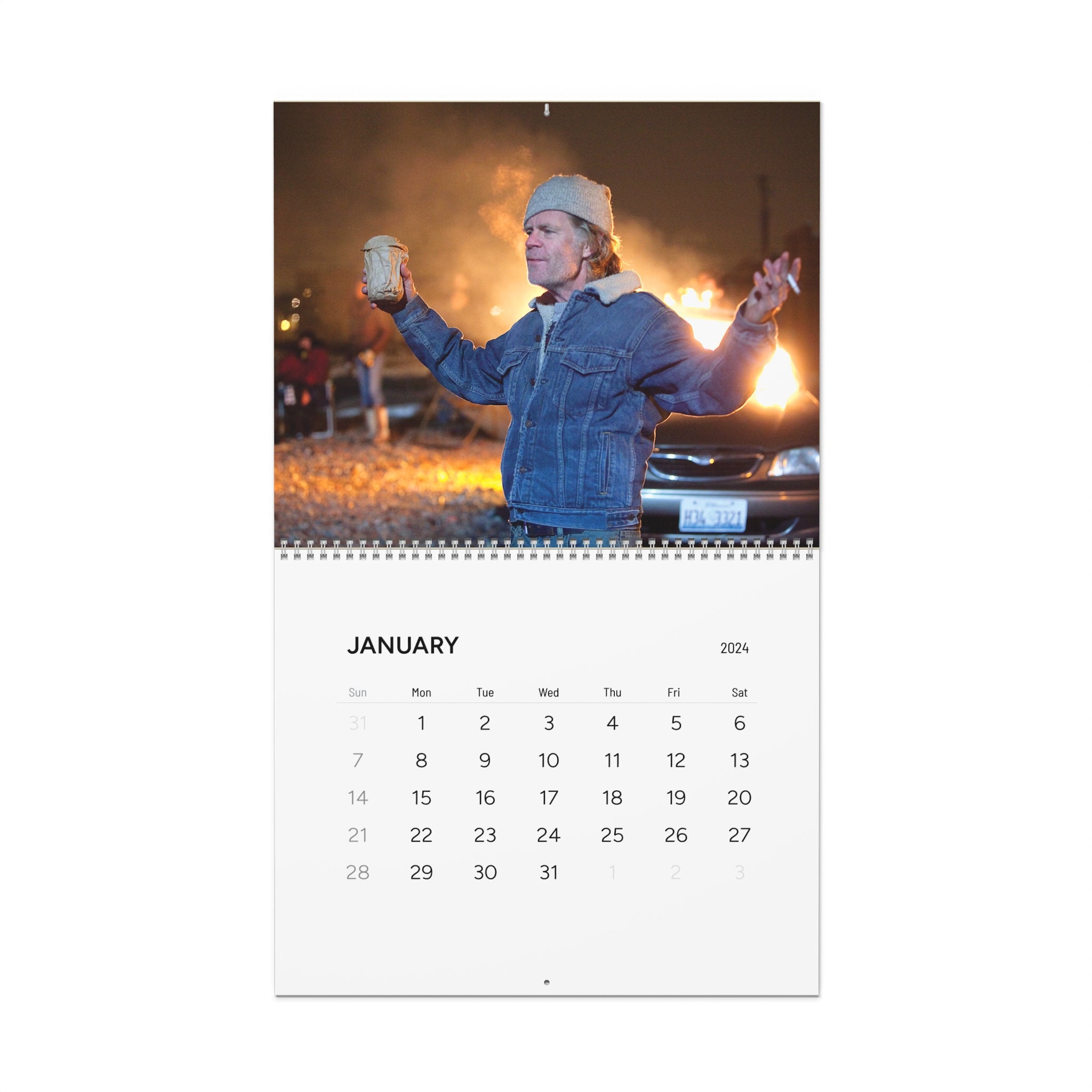 Shameless 2024 calendar sold by Furry Carree SKU 101143941 Printerval