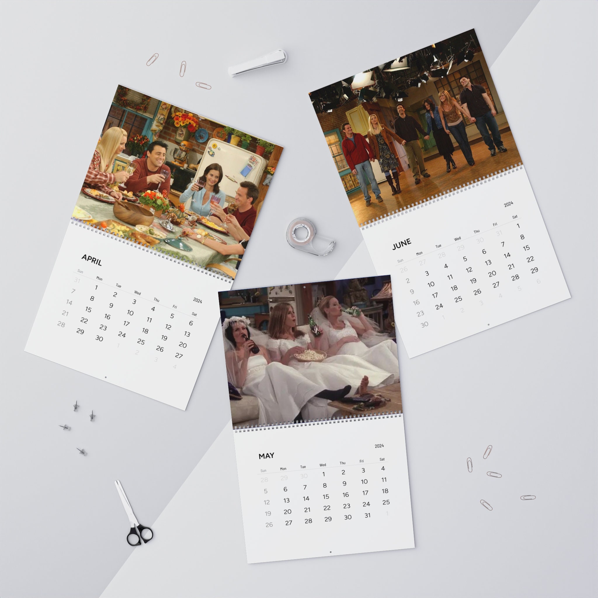 Calendar 2024 Friends,friends merch,friends calendar 2024,friends gifts