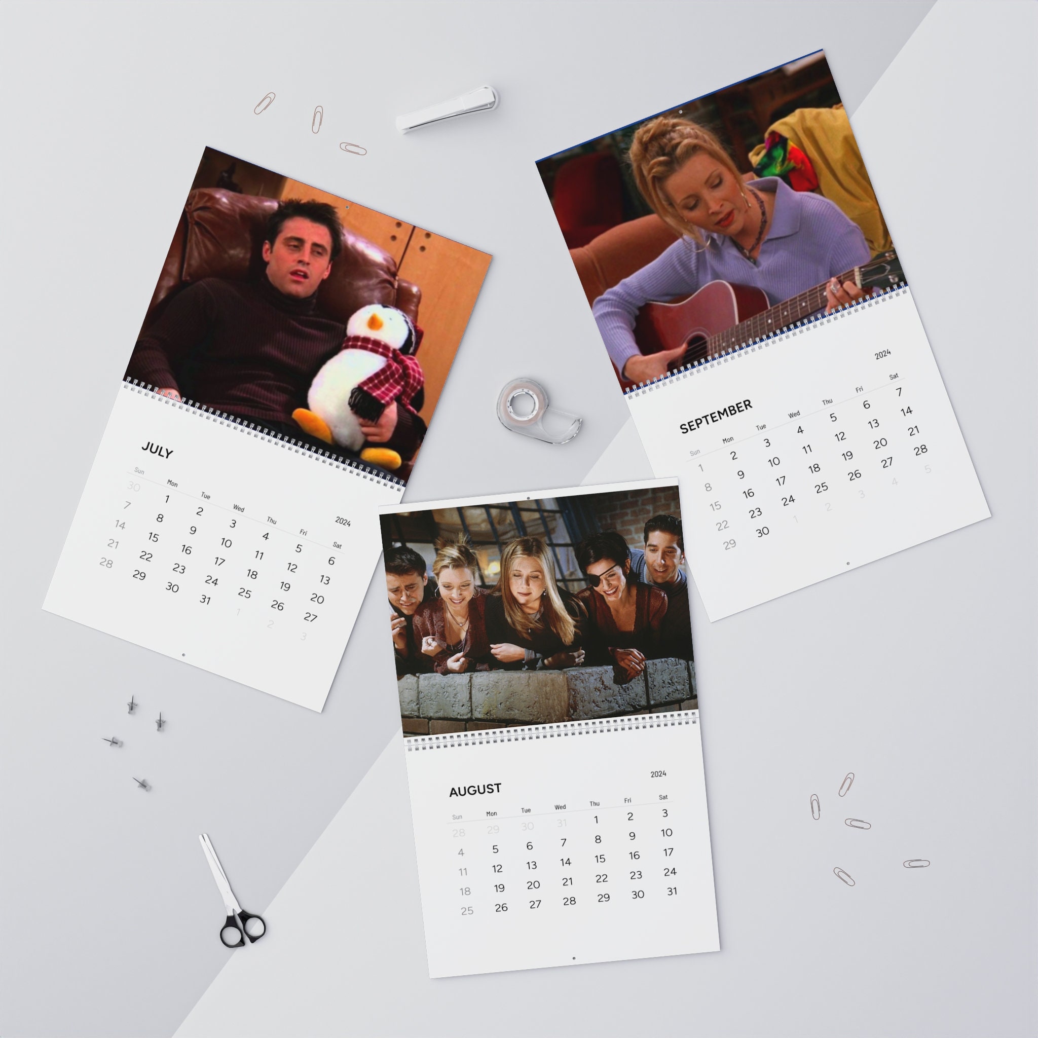 Calendar 2024 Friends,friends merch,friends calendar 2024,friends gifts
