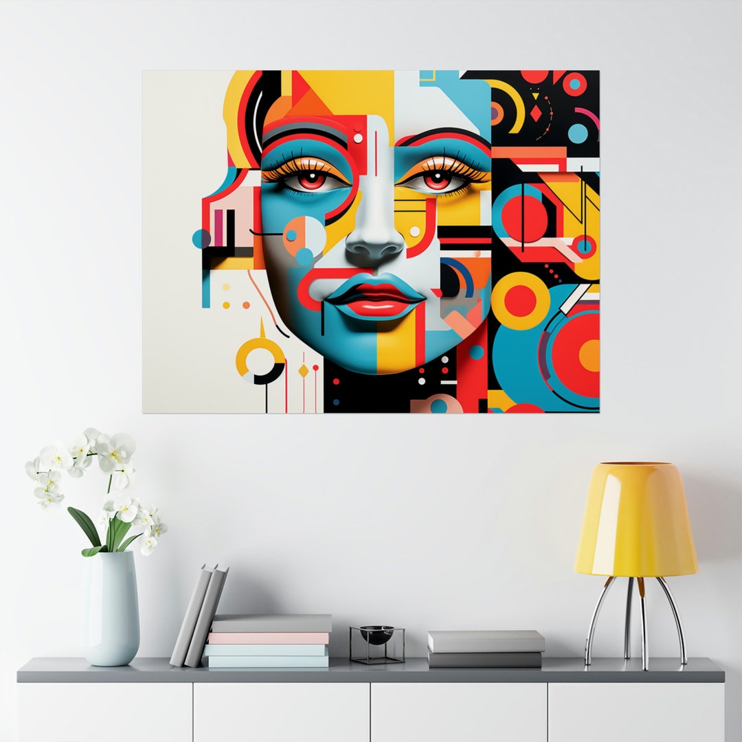 Midcentury Modern POP ART Matte Posters Etsy
