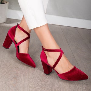 Red Velvet Heels -  Singapore