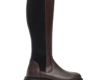 Buckled Platform Ankle Boots for Women, Chunky Heel Winter Boots, Faux Leather Warm Lined Boots, Everyday Statement Boots