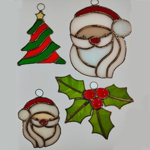 Gebrandschilderd Kerstornament/Sun Catchers