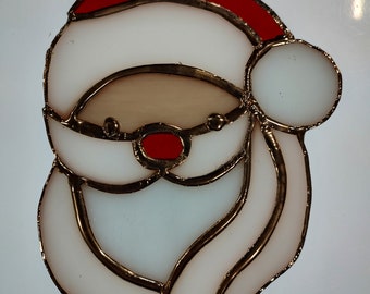 Vetro colorato Babbo Natale Ornamento / Sun Catchers