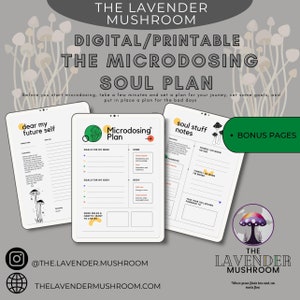 Microdosing Plan for Your Soul - An Add-On to Guided Journal/Planner/Tracker