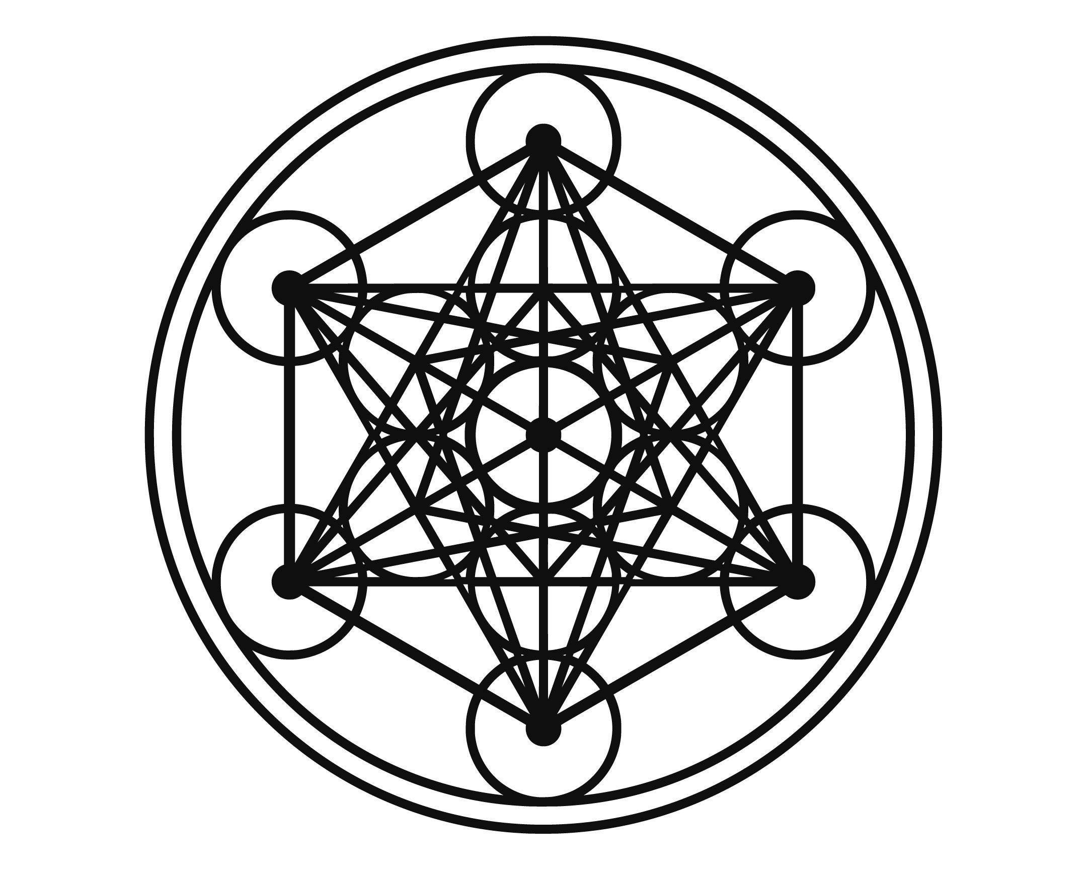 Metatrons Cube SVG Metatrons Cube PNG Metatrons Cube Clip Etsy Ireland