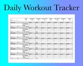 Printable Weightlifting Log Book: Simple Fitness Tracker (PDF)