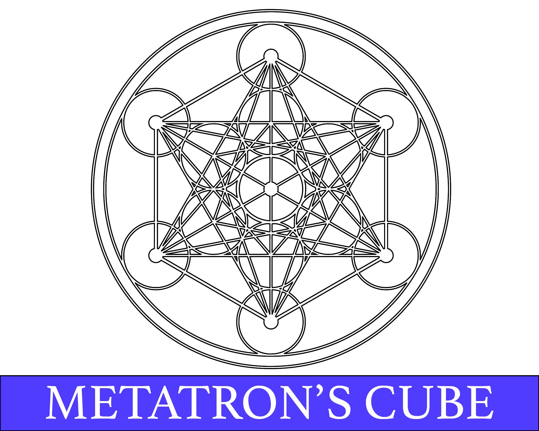 Metatrons Cube SVG, Metatron’s Cube PNG, Metatrons Cube Wall Clip Art ...