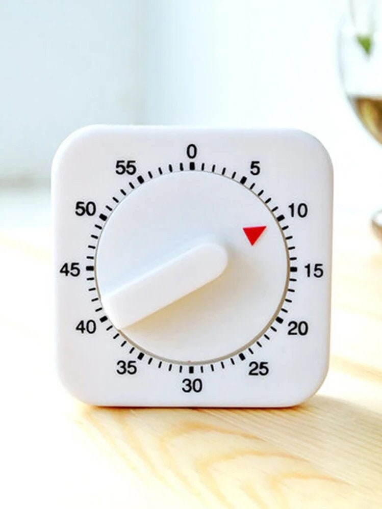 1pc Small Mechanical Alarm Clock Timer For Kitchen Reminder, Cute Creative  Countdown Timer