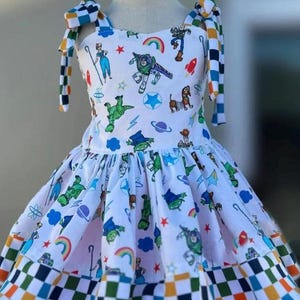 Toy Story Girls Dress Toy Story Birthday Party Kids Toddler