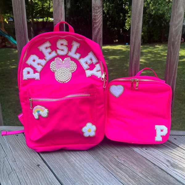 Custom Backpack Lunchbox Etsy