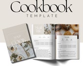 Editable Cookbook Template – DIY Recipe Book, Cooking Planner (PDF)