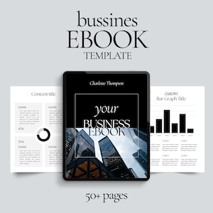 Business Workbook and Canva Templates, Editable PDF Guide, Professional Course Workbook, Blogger Design, Lead Magnet, Customizable Layouts