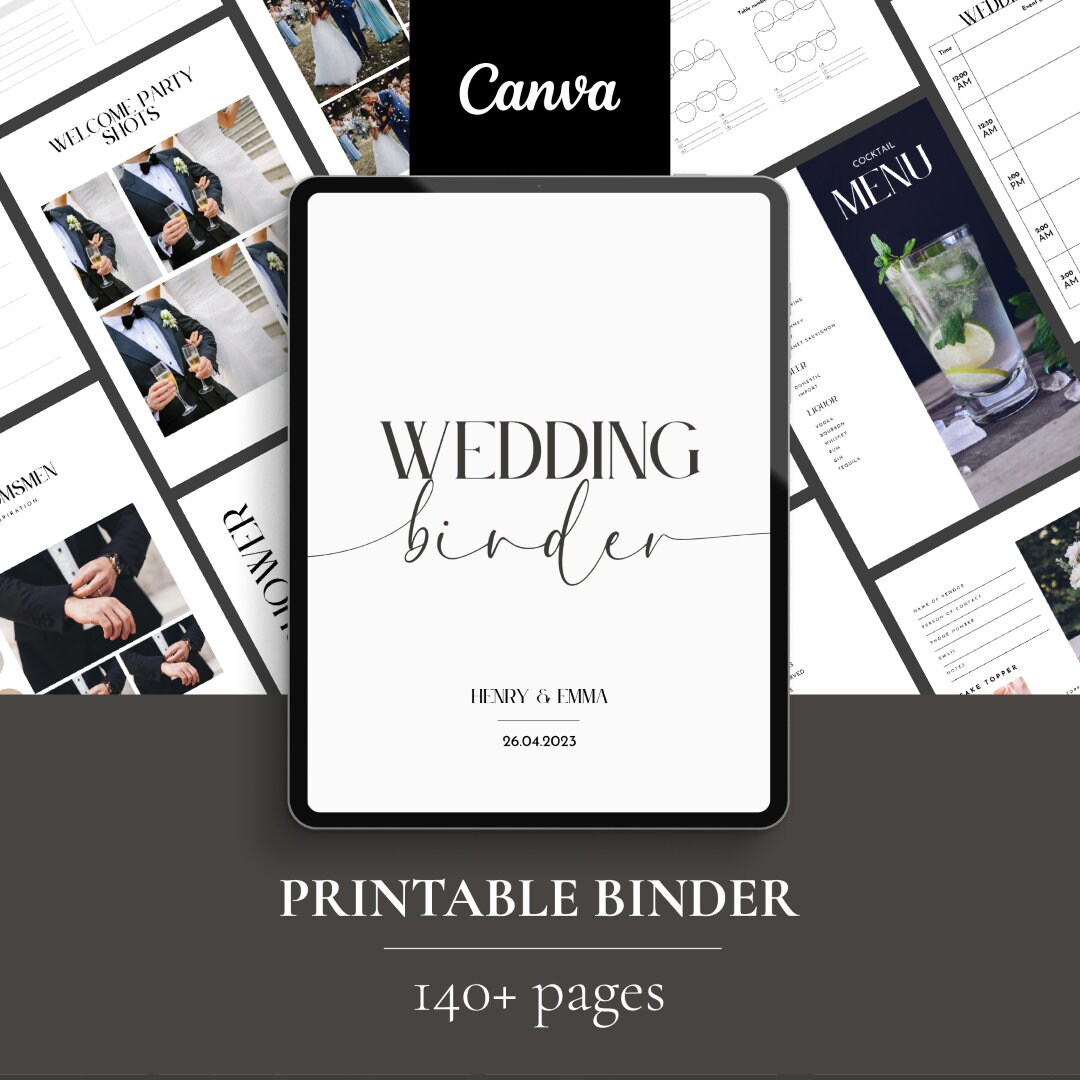 The Ultimate Wedding Binder Template, Wedding Day Binder Template The Ultimate Wedding Binder Template, Wedding Day Binder Template