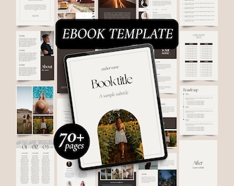 eBook Template for Canva, Digital Guide Book Layout, Lead Magnet Coach Workbook