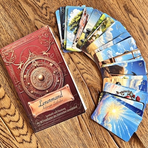 Set: Bright Sky Lenormand Kartendeck (2nd Ed.) & Anfänger-Leitfaden Taschenbuch