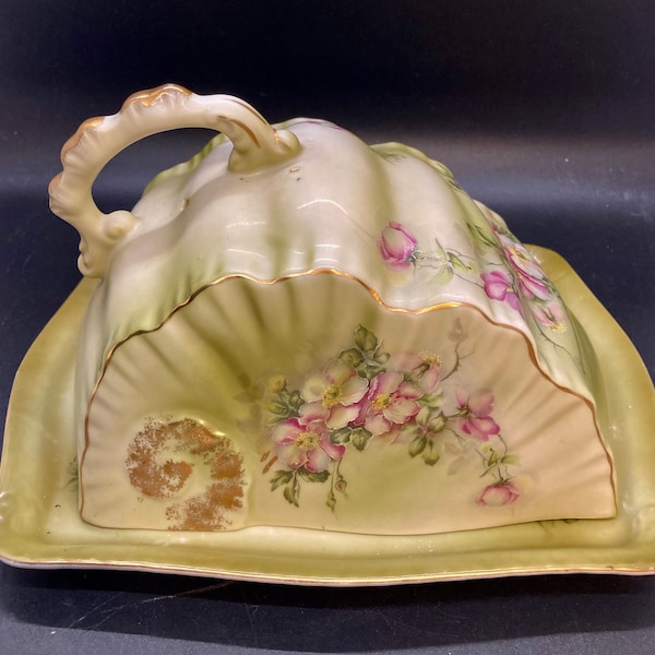 Vintage Nippon Japan Cheese or Butter Dish