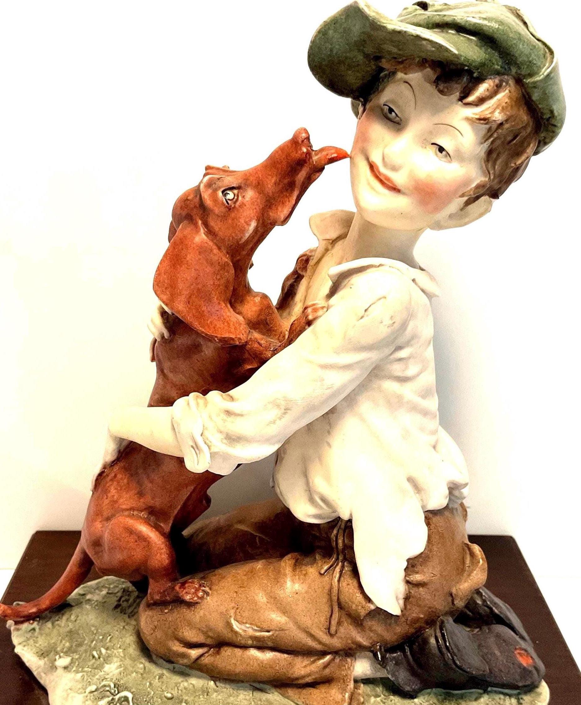Boy With Dog Armani - Etsy