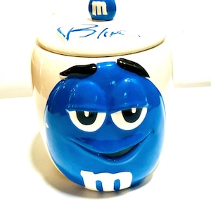 Blue M&m Cookie Jar - Etsy