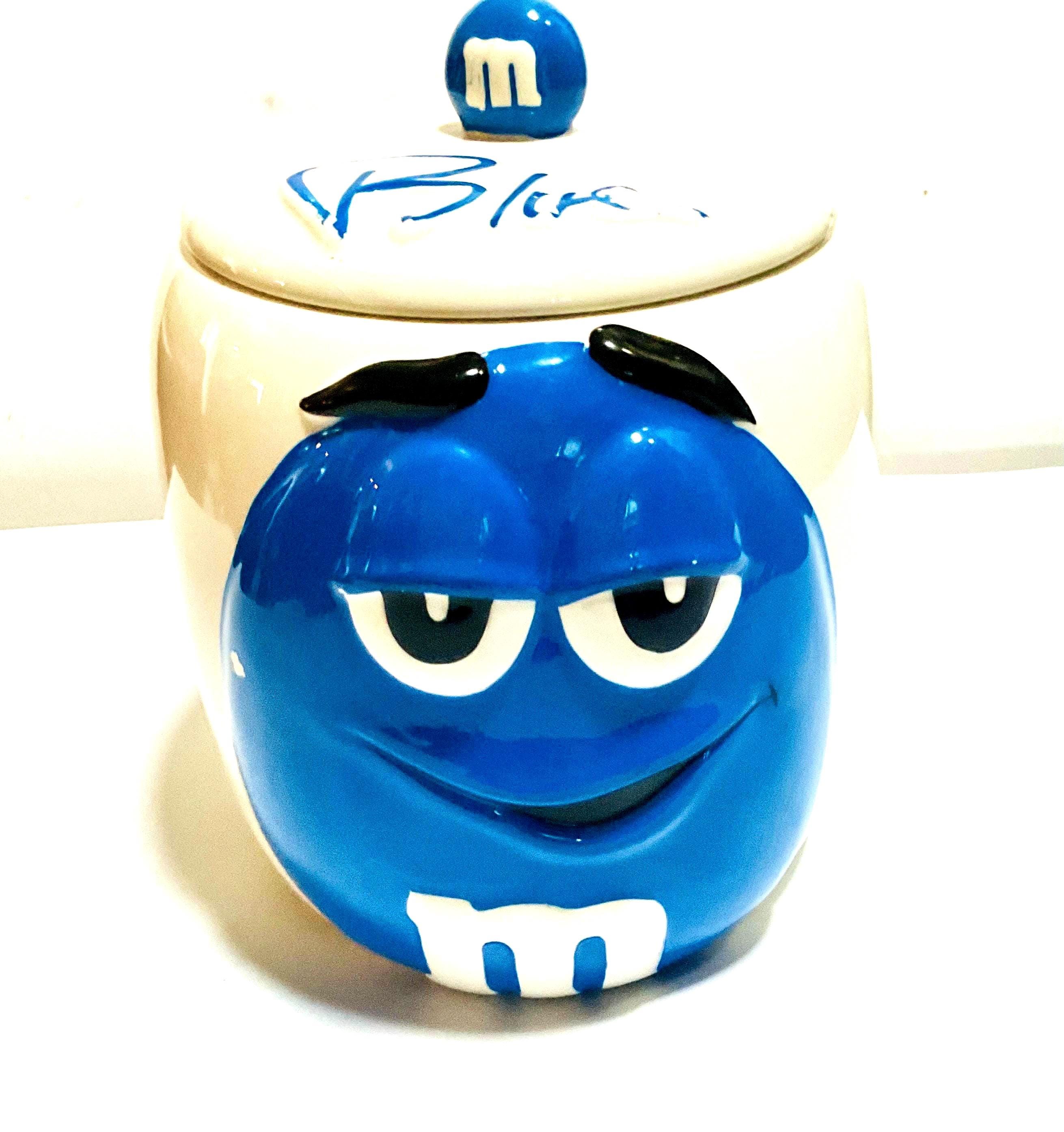 Blue M&m Cookie Jar - Etsy