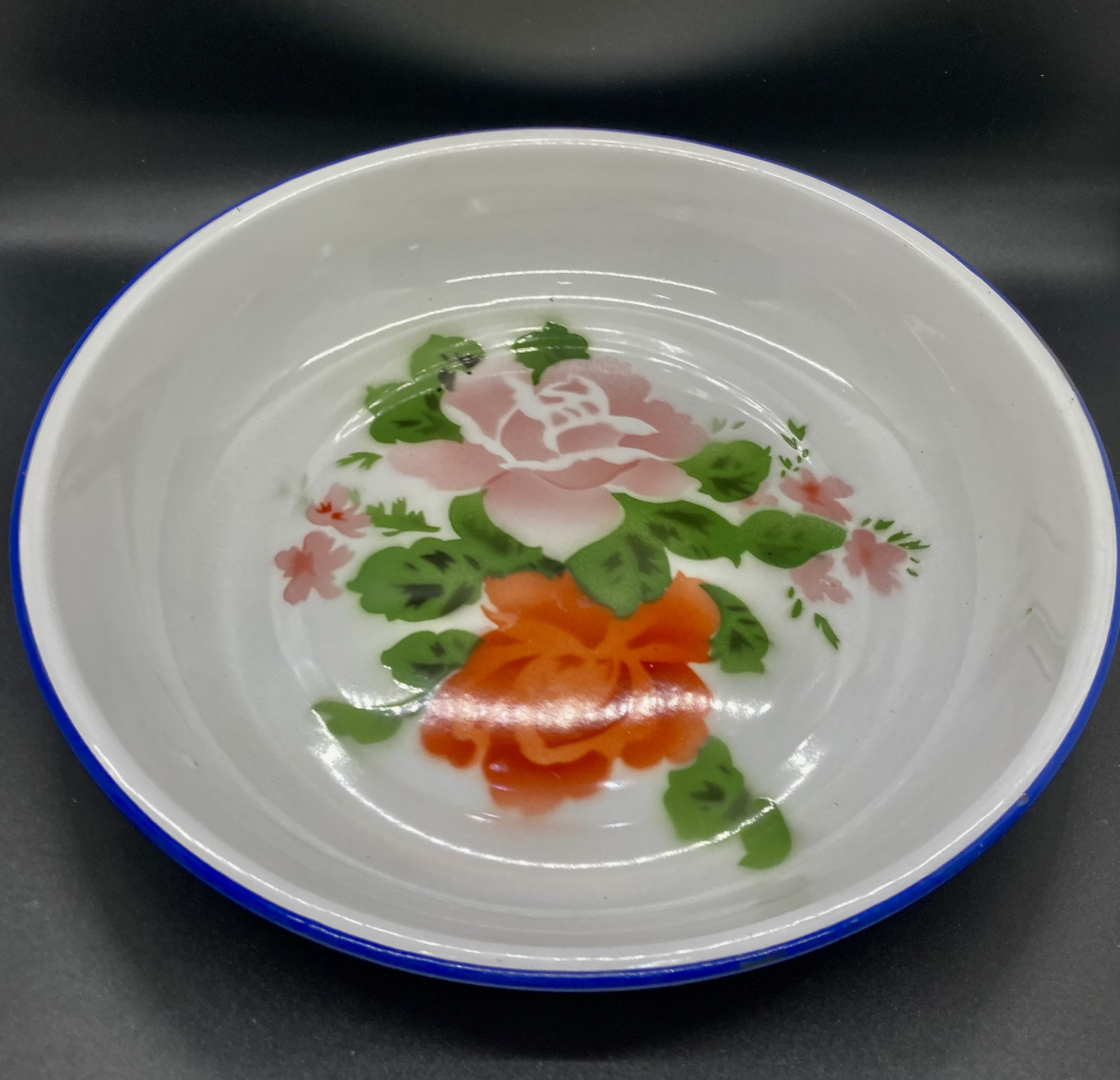 Vintage Enamelware Butterfly Brand, Set of Two Etsy