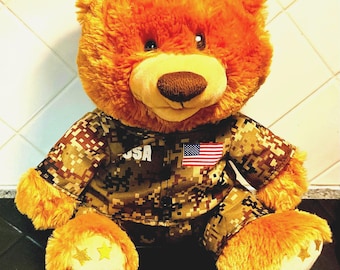 Vintage Bear Forces of America - Army Bear - 21” - Etsy