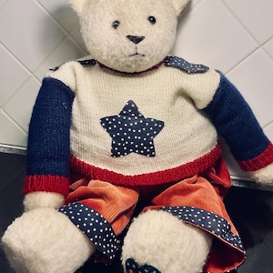 Vintage 2002 Our Star Boy 22” Teddy Bear