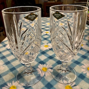 Shannon Crystal Vintage Dublin Lot of 4 Wine Goblets