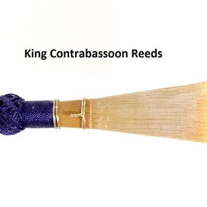 Professionally Handmade Contrabassoon Reeds - Ready to play!
