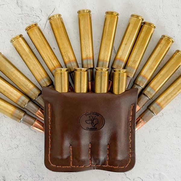 Handmade Leather Bullet Slips