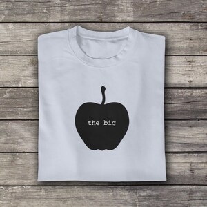 The Big Apple Bella + Canvas Unisex t-shirt, Apple Silhouette, NYC shirt, New Tork City Tshirt, Big Apple Shirt, Clever NYC Shirt