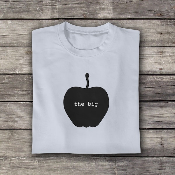 The Big Apple Bella + Canvas Unisex t-shirt, Apple Silhouette, NYC shirt, New Tork City Tshirt, Big Apple Shirt, Clever NYC Shirt