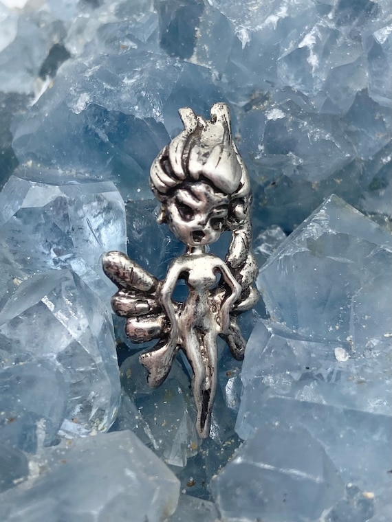 Vintage Cyvra Sterling Silver Pixie Fairy Pin/Broo