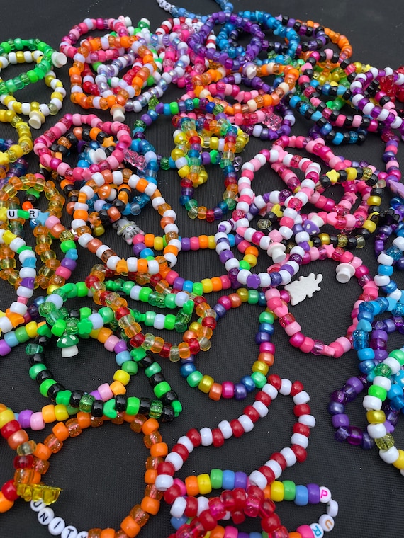 Holiday Peak-A-Bead Kandi Bracelets – Sugar Cloud Collective