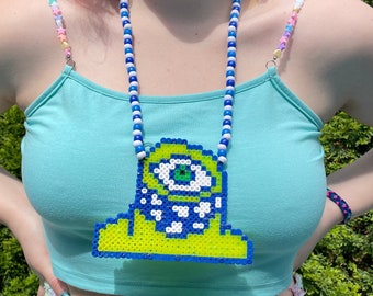 KANDI HALSBAND // SUBTRONICS // Subtronics pärlhalsband
