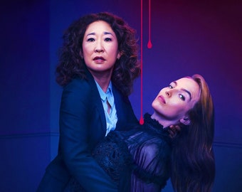 KILLING EVE High Quality Poster on Thick Photo Stock