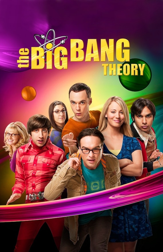 Big Bang Theory Poster | High Quality Print | Thick Photo Stock