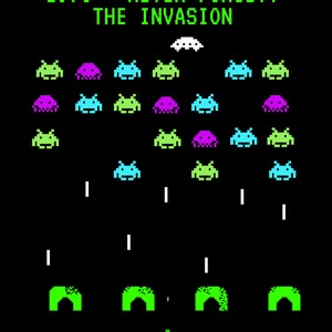 Space Invasion 1978, PNG, SVG, JPEG, pour sublimation, t-shirts, cartes, etc.
